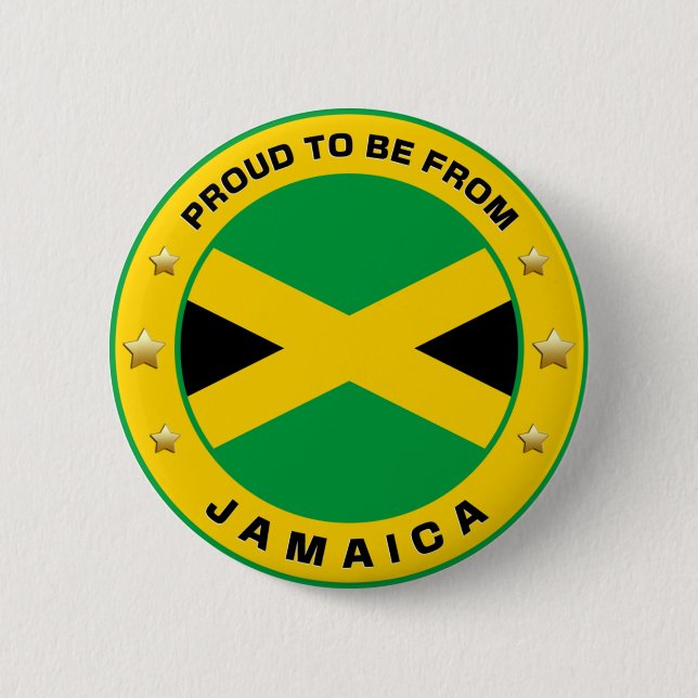 Proud To Be From Jamaica Button (Front)