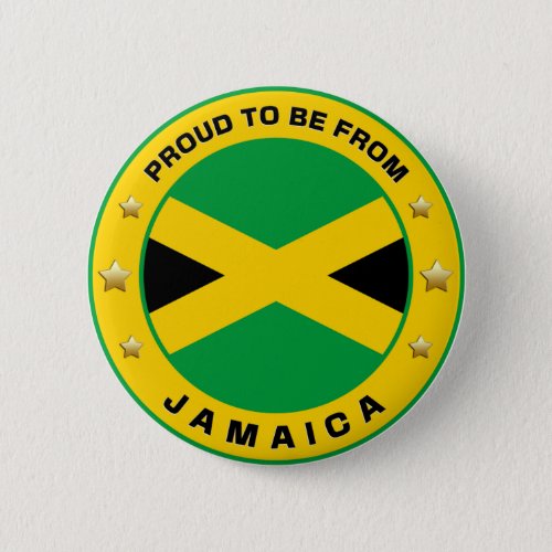 Proud To Be From Jamaica Button