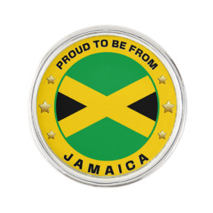 Proud To Be From Jamaica Lapel Pin