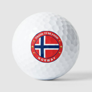 Proud To Be From Norway Golf Balls