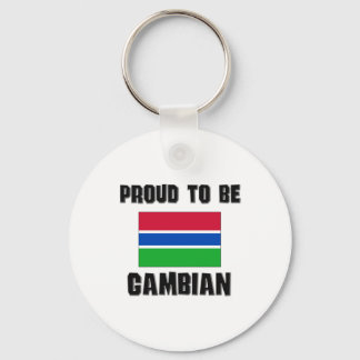 Proud To Be GAMBIAN Keychain