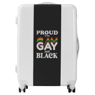 Proud To Be Gay And Black LGBT Pride Luggage