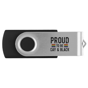 Proud To Be Gay And Black Pride Month 2025 Flash Drive