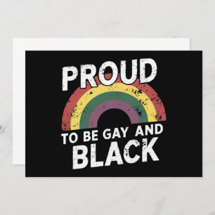 Proud To Be Gay And Black Pride Month 2025 Invitation