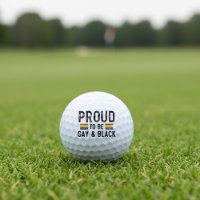 Proud To Be Gay and Black Rainbow Pride