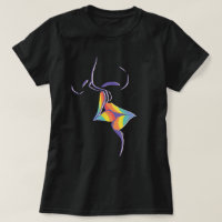 Proud To Be Gay Lesbian Kissing Lips Rainbow Pride T-Shirt