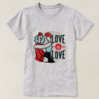 Proud To Be Gay Lesbian Love is Love T-Shirt