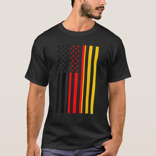 Proud to Be German American Boy Girl Sister German T-Shirt (Front)