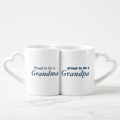 Proud to be Grandparents Coffee Mug Set