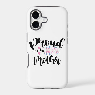 Proud To Be Her Mom LGBTQ Transgender Parent Trans iPhone 17 Case