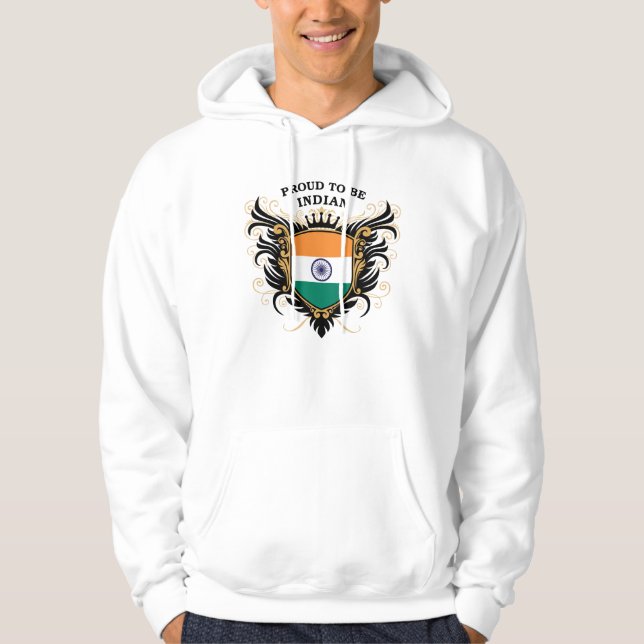 Proud to be Indian Hoodie (Front)