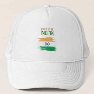 Proud to Be Indian Tricolor Hat | Patriotic India