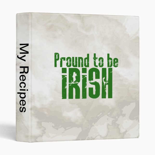 Proud to be Irish Binder (Front/Spine)