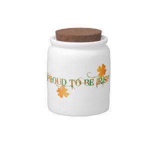 Proud To Be Irish Candy Jar