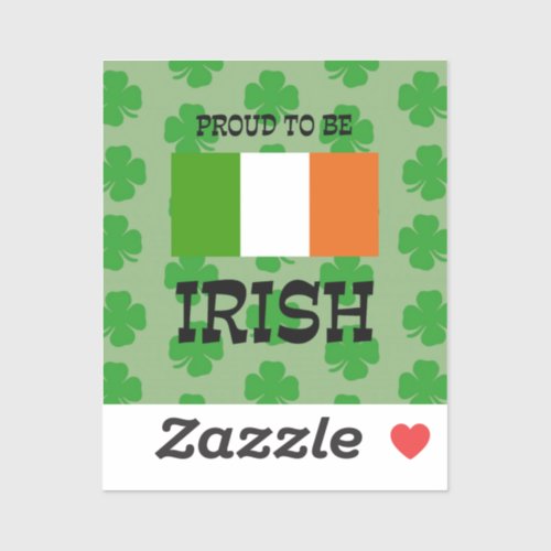 Proud to be Irish Sticker