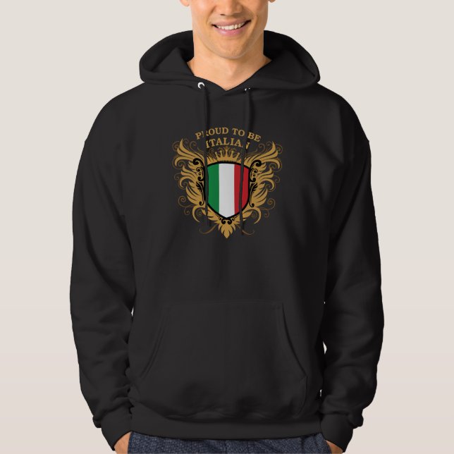 Proud to be Italian Hoodie (Front)