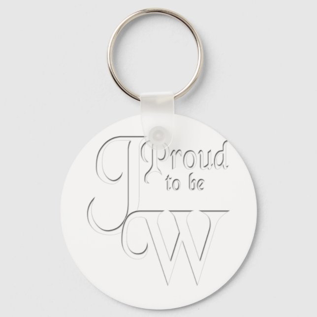 Proud to be Jehovah's Witness Keychain (Front)
