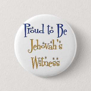 Proud to be Jehovah's Witness Pinback Button