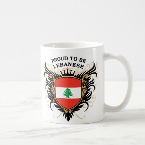 Proud to be Lebanese Coffee Mug