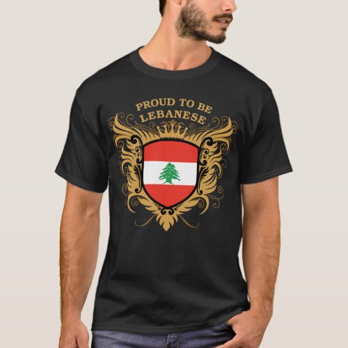 Proud to be Lebanese T_Shirt