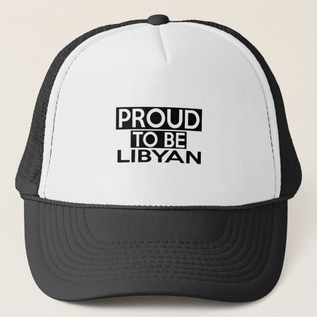PROUD TO BE LIBYAN TRUCKER HAT (Front)
