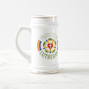 "Proud to be Lutheran" Beer Stein