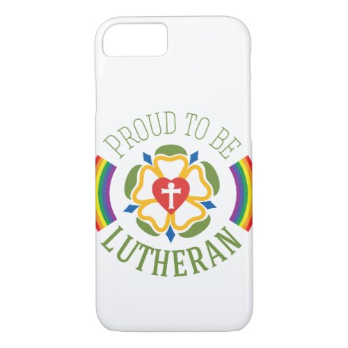 Proud to be Lutheran slim iPhone 7 case