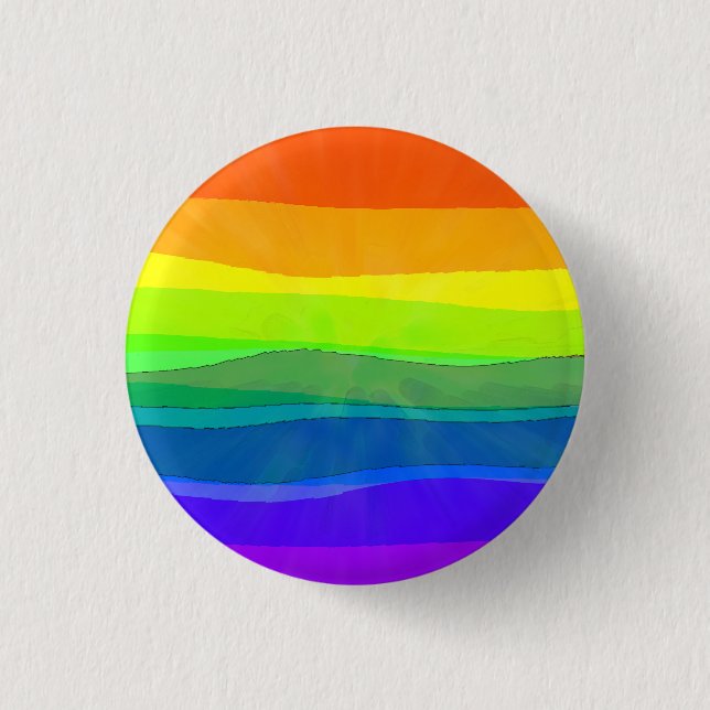 Proud To Be Me - LGBTQIA Pride Button (Front)