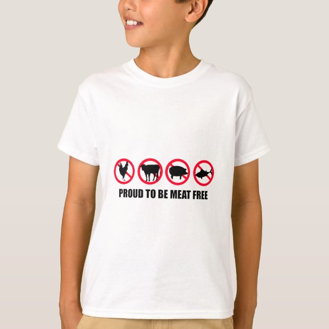 Proud to be Meat Free T-Shirt (Front)