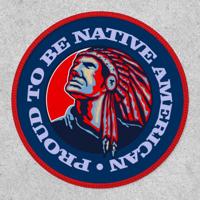 Proud To Be Native American Patch (Front)