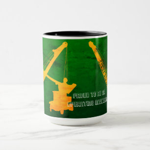 Proud to be Operating Engineer Crane Loads Model A Mug