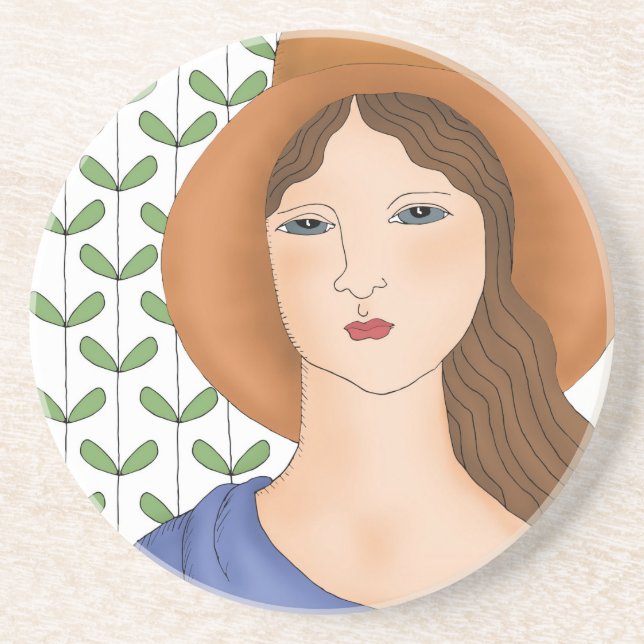 Proud to be Organic Drink Coaster (Front)