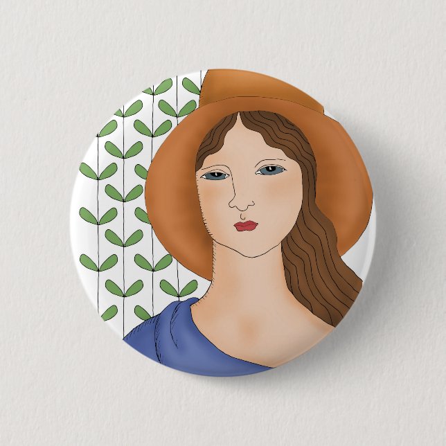 Proud to be Organic Pinback Button (Front)