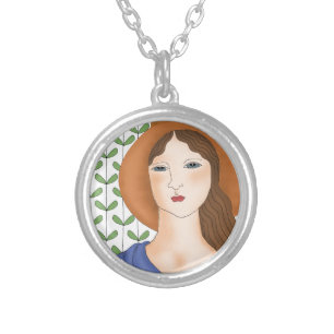 Proud to be Organic Silver Plated Necklace