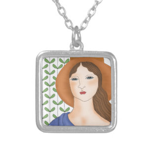 Proud to be Organic Silver Plated Necklace