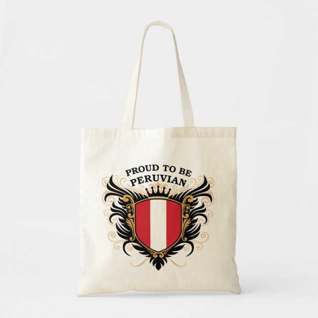 Proud to be Peruvian Tote Bag (Front)