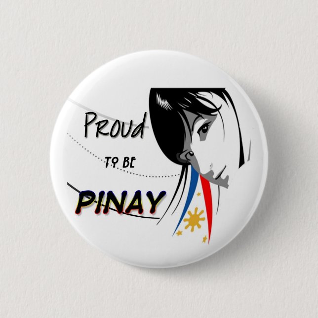 proud to be pinay button (Front)