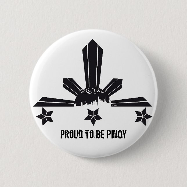 proud to be pinoy button (Front)