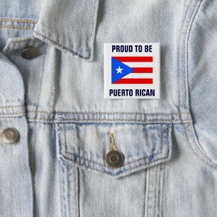 Proud to Be Puerto Rican Button