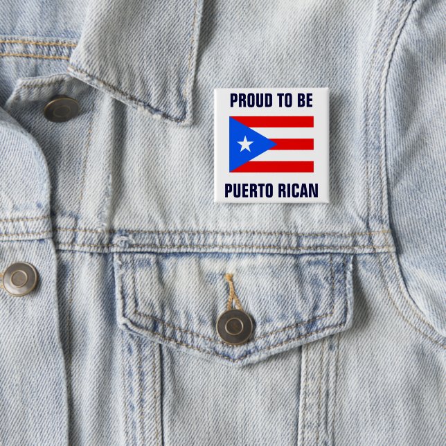 Proud to Be Puerto Rican Button (In Situ)