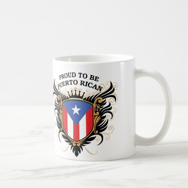 Proud to be Puerto Rican Coffee Mug (Right)