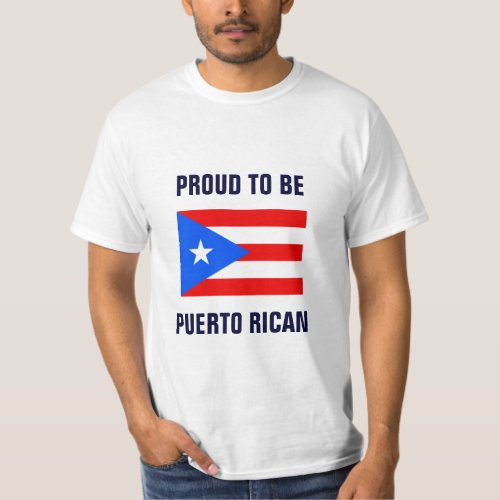 Proud to Be Puerto Rican T_Shirt