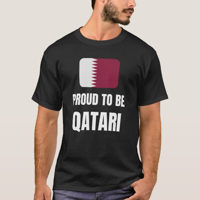 Proud to be Qatari T-Shirt (Front)