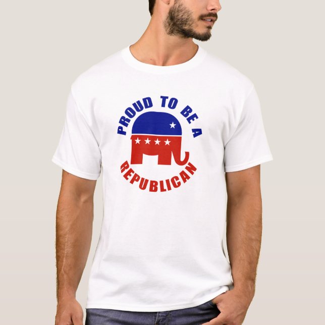 Proud to be Republican T-Shirt (Front)