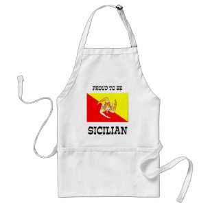 Proud to be Sicilian Adult Apron