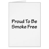Proud to be smoke free (Front)