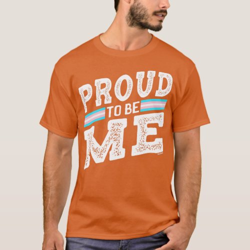 Proud to Be Trans Pride LGBT Transgender BearlyBra T_Shirt