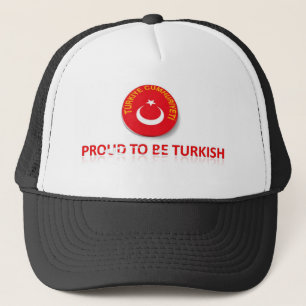proud to be turkish 8 trucker hat