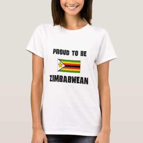 Proud To Be ZIMBABWEAN T_Shirt