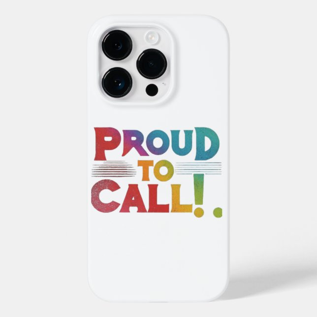"Proud to Call: iPhone 14 Design Unveiled" Case-Mate iPhone Case (Back)